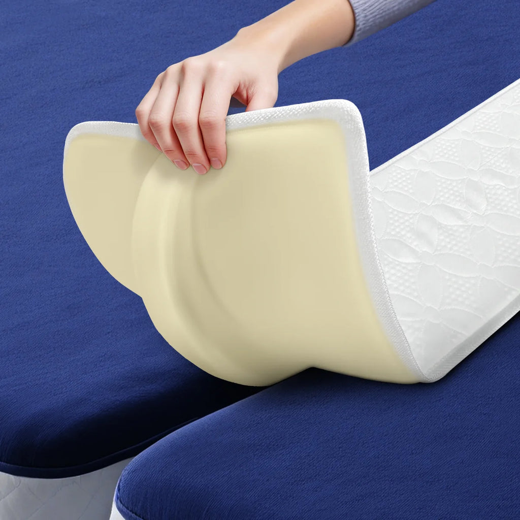 AGALI Bed Bridge Twin Size to King Size Bed, Memory Foam Waterproof Mattress Gap Filler, Twin Size to King Size Bed Converter, 75" x 12"