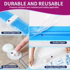 AGALI XXL Jumbo Vacuum Storage Bags, 47"x35" Extra Large Vacuum Bags for Comforters, Blankets & Bedding, Includes a Manual Pump (4-Pack)
