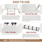 AGALI Queen Mattress Vacuum Bag - XL Compression Storage Seal
