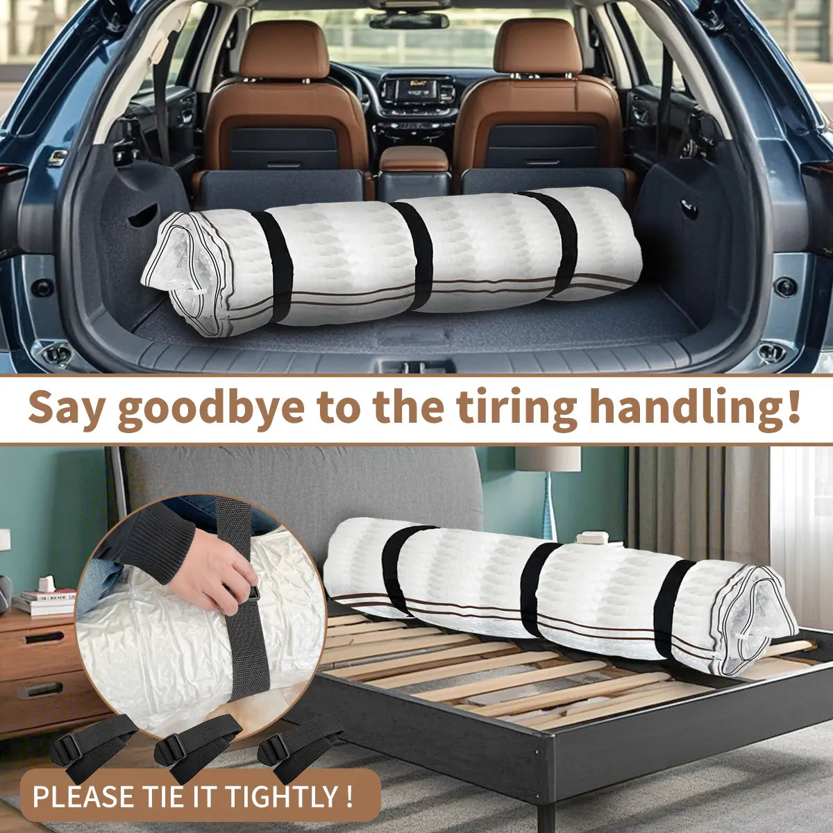 AGALI Twin / Twin XL Mattress Vacuum Bag for Moving & Storage, Airtight, Reusable, Durable Mattress Compression Bag