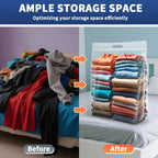 AGALI Large Resealable Plastic Jumbo Storage Bags, 25-Gallon, Pack of 3