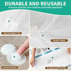 AGALI 10 Pack Jumbo Vacuum Storage Bags with Electric Pump, Space Saver Bag for Clothes, Mattress, Blanket, Duvets, Pillows, Comforters, Travel