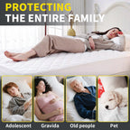 AGALI Waterproof Mattress Protector, Twin Size, Breathable Cooling Cover, Soft Noiseless Washable, Fits 6''-16'', 2 Packs